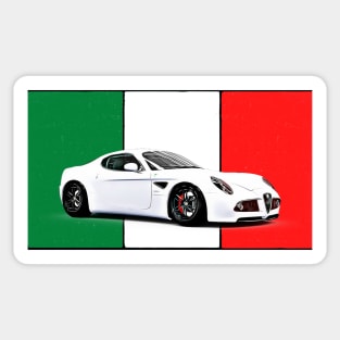 8C Italian Print Sticker